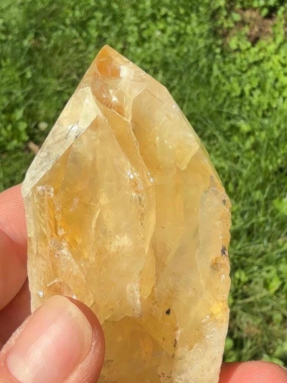 Citrine Crystal Point - Natural Home Accent